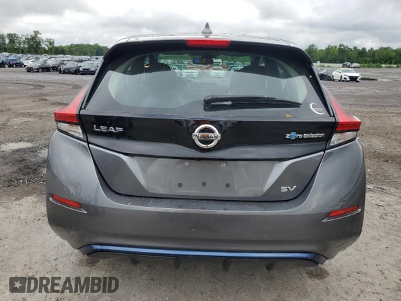2019 Nissan LEAF SV z VIN 1N4AZ1CP1KC302364, wystawiony jako Copart lot #57148955 z przebiegiem 39 415 mil mil oraz Szkody całkowita. Historia ofert i sprzedaży dostępna na DreamBid. Obrazek 6.