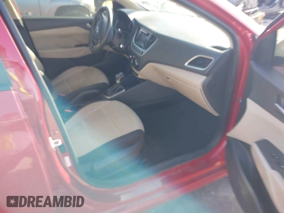 2022 Hyundai Accent SE with VIN 3KPC24A61NE171677, listed as a IAAI auction lot 41691372 with 50,151 mi miles. Bid and sale history available at carsss.com. Image 5.
