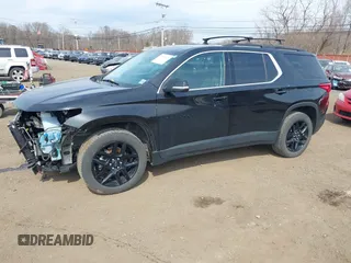 2021 Chevrolet Traverse LT Cloth with VIN 1GNEVGKW2MJ119399, listed as a IAAI auction lot 41780113 with 48,422 mi miles. Bid and sale history available at carsss.com. Image 2.
