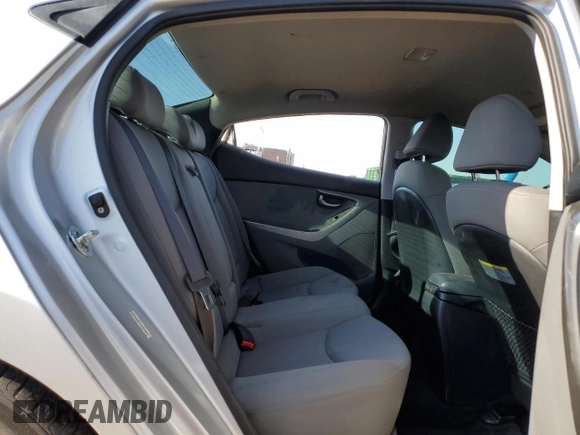 2012 Hyundai Elantra Limited with VIN KMHDH4AE7CU349600, listed as a Copart auction lot 57899385 with 146,076 mi miles and Salvage title. Bid and sale history available at DreamBid. Image 10.