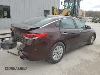 2016 Kia Optima LX with VIN 5XXGT4L35GG112238, listed as a Copart auction lot 50871945 with 155,823 mi miles and Salvage Title. Bid and sale history available at carsss.com. Image 3.