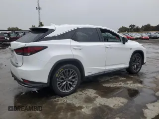 2021 Lexus RX with VIN 2T2YGMDA4MC058886, listed as a Copart auction lot 80092634 with 82,460 mi miles and Salvage Title. Bid and sale history available at carsss.com. Image 3.