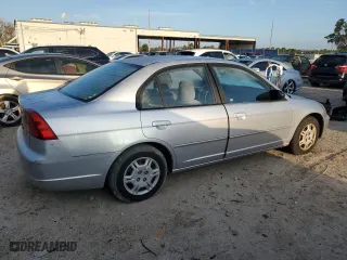 2002 Honda Civic LX with VIN 2HGES16512H518935, listed as a Copart auction lot 70000484 with 76,649 mi miles and Non Repairable. Bid and sale history available at carsss.com. Image 3.