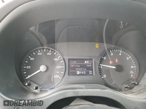 2019 Mercedes-Benz Metris Cargo with VIN WD3PG2EA6K3596248, listed as a Copart auction lot 61276835 with 183,221 mi miles and Salvage title. Bid and sale history available at DreamBid. Image 9.