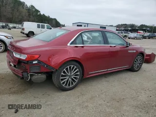2017 Lincoln Continental Select with VIN 1LN6L9SP0H5609129, listed as a Copart auction lot 44723145 with 45,381 mi miles and Salvage Title. Bid and sale history available at DreamBid. Image 3.
