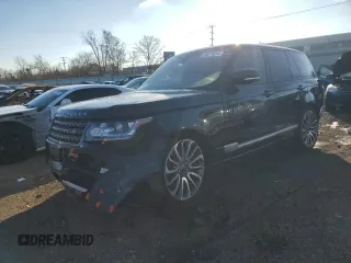 2017 Land Rover Range Rover with VIN SALGR2FK5HA328733, listed as a Copart auction lot 86914614 with 80,087 mi miles and Salvage title. Bid and sale history available at DreamBid. Image 1.