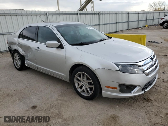 2012 Ford Fusion SEL with VIN 3FAHP0JG1CR434397, listed as a Copart auction lot 50779895 with 99,853 mi miles and Salvage title. Bid and sale history available at DreamBid. Image 4.
