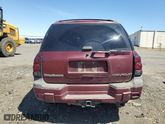 2004 Chevrolet TrailBlazer LS with VIN 1GNDT13S342444373, listed as a Copart auction lot 55796795 with 209,120 mi miles and Salvage Title. Bid and sale history available at DreamBid. Image 6.