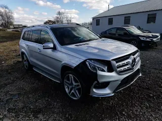 2017 Mercedes-Benz GLS 550 with VIN 4JGDF7DE0HA804282, listed as a Copart auction lot 82790194 with 62,409 mi miles and Salvage title. Bid and sale history available at DreamBid. Image 14.