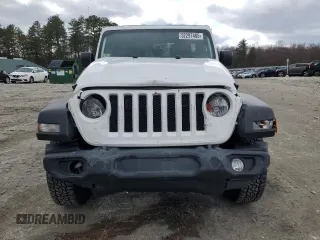 2022 Jeep Wrangler Unlimited Sport S with VIN 1C4HJXDG7NW150546, listed as a Copart auction lot 52297485 with 43,156 mi miles and Salvage title. Bid and sale history available at DreamBid. Image 5.
