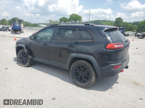 2015 Jeep Cherokee Trailhawk with VIN 1C4PJMBS7FW577826, listed as a Copart auction lot 54933105 with 163,751 mi miles and Clean title. Bid and sale history available at DreamBid. Image 2.