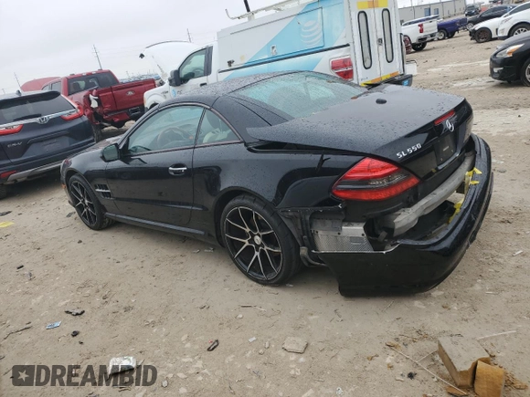 2009 Mercedes-Benz SL 550 с VIN WDBSK71F39F152619, выставлен на аукционе Copart как лот 43771145 с пробегом 106 402 миль миль и Списание • Salvage title. История ставок и продаж доступна на DreamBid. Изображение 2.