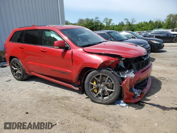 2020 Jeep Grand Cherokee Trackhawk with VIN 1C4RJFN93LC225854, listed as a Copart auction lot 51294664 with 8,043 mi miles and . Bid and sale history available at DreamBid. Image 4.