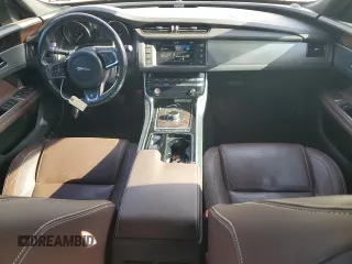 2017 Jaguar XF with VIN SAJBL4BV8HCY34982, listed as a Copart auction lot 79397414 with 96,672 mi miles and Salvage Title. Bid and sale history available at DreamBid. Image 8.