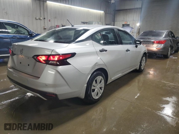 2020 Nissan Versa S with VIN 3N1CN8DV2LL911847, listed as a Copart auction lot 50497725 with 104,951 mi miles and Salvage Title. Bid and sale history available at carsss.com. Image 3.
