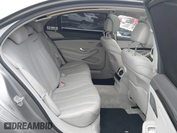 2015 Mercedes-Benz S-Class S 550 with VIN WDDUG8CB6FA185219, listed as a IAAI auction lot 42032135 with 104,346 mi miles. Bid and sale history available at carsss.com. Image 8.
