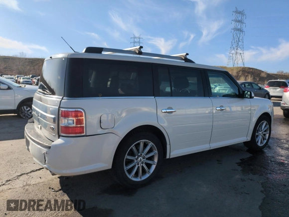 2013 Ford Flex Limited with VIN 2FMHK6D89DBD32485, listed as a Copart auction lot 52324595 with 144,173 mi miles and Salvage Title. Bid and sale history available at carsss.com. Image 3.