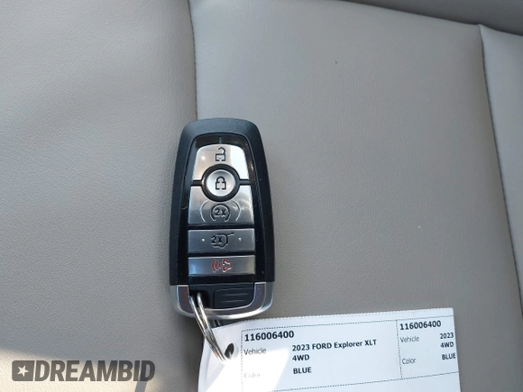 2023 Ford Explorer XLT with VIN 1FMSK8DH6PGC33797, listed as a IAAI auction lot 41111945 with 5,182 mi miles. Bid and sale history available at carsss.com. Image 11.