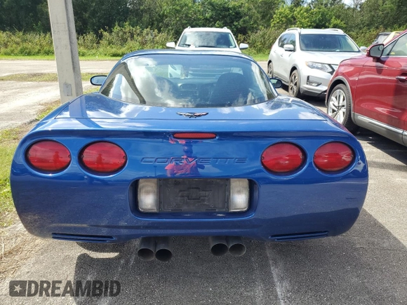 2002 Chevrolet Corvette with VIN 1G1YY22G325104997, listed as a Copart auction lot 75008234 with 0 mi miles and Non Repairable. Bid and sale history available at carsss.com. Image 6.