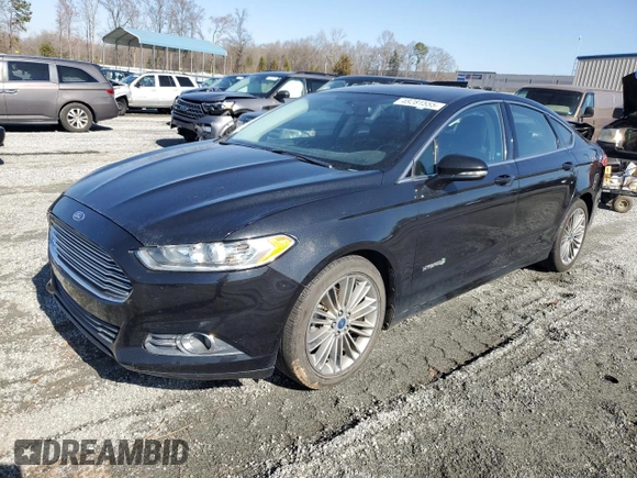 2013 Ford Fusion SE Hybrid with VIN 3FA6P0LU5DR266811, listed as a Copart auction lot 48281555 with 177,475 mi miles and Salvage title. Bid and sale history available at DreamBid. Image 1.