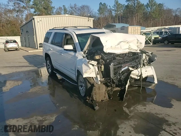 2018 GMC Yukon SLT with VIN 1GKS1BKC6JR384246, listed as a Copart auction lot 86987634 with 0 mi miles and Salvage Title. Bid and sale history available at carsss.com. Image 14.