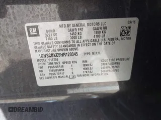 2017 Chevrolet Tahoe LT with VIN 1GNSCBKC5HR120345, listed as a IAAI auction lot 41988737 with 110,217 mi miles and . Bid and sale history available at DreamBid. Image 9.