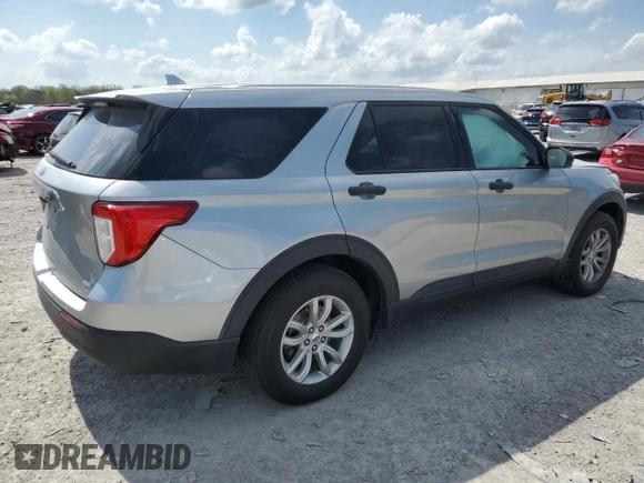2020 Ford Explorer with VIN 1FMSK8BH1LGC83021, listed as a Copart auction lot 51716215 with 93,050 mi miles and Salvage title. Bid and sale history available at DreamBid. Image 3.