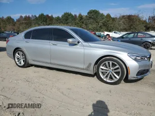 2016 BMW 7 Series 750i with VIN WBA7F0C50GGM20697, listed as a Copart auction lot 78850524 with 126,518 mi miles and Salvage Title. Bid and sale history available at carsss.com. Image 4.