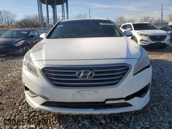 2017 Hyundai Sonata 2.4L with VIN 5NPE24AF8HH561099, listed as a Copart auction lot 48686215 with 124,523 mi miles and Salvage Title. Bid and sale history available at carsss.com. Image 5.