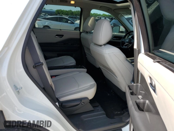 2024 Nissan Pathfinder SL with VIN 5N1DR3CD3RC240142, listed as a Copart auction lot 57849125 with 30,446 mi miles and Salvage title. Bid and sale history available at DreamBid. Image 11.