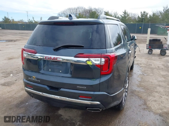 2020 GMC Acadia Denali with VIN 1GKKNXLS8LZ216800, listed as a IAAI auction lot 41822962 with 48,151 mi miles and . Bid and sale history available at DreamBid. Image 4.
