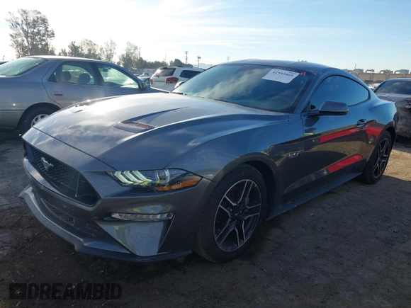 2022 Ford Mustang GT with VIN 1FA6P8CFXN5147964, listed as a IAAI auction lot 41593869 with 17,315 mi miles. Bid and sale history available at carsss.com. Image 2.
