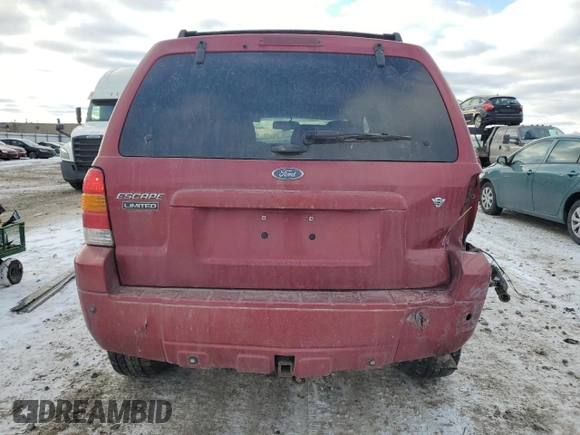 2007 Ford Escape Limited with VIN 1FMCU94197KB90948, listed as a Copart auction lot 89130505 with 181,655 mi miles and Non Repairable. Bid and sale history available at carsss.com. Image 6.