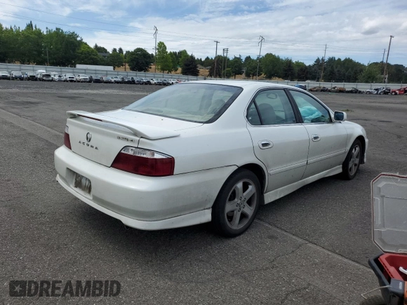 2002 Acura TL Type S w/Navigation with VIN 19UUA56912A001609, listed as a Copart auction lot 67286634 with 211,824 mi miles and Salvage Title. Bid and sale history available at carsss.com. Image 3.