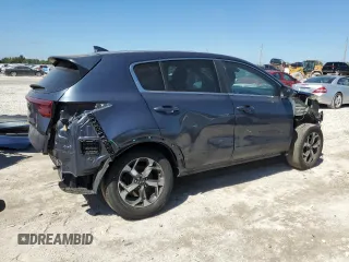 2020 Kia Sportage LX with VIN KNDPM3AC0L7725798, listed as a Copart auction lot 47143165 with 52,190 mi miles and Salvage Title. Bid and sale history available at carsss.com. Image 3.