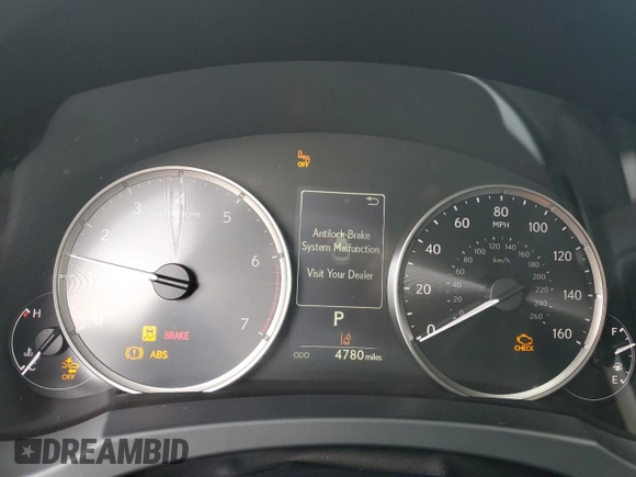 2024 Lexus IS 300 with VIN JTHCA1D24R5133113, listed as a Copart auction lot 58919935 with 4,780 mi miles and Salvage title. Bid and sale history available at DreamBid. Image 9.