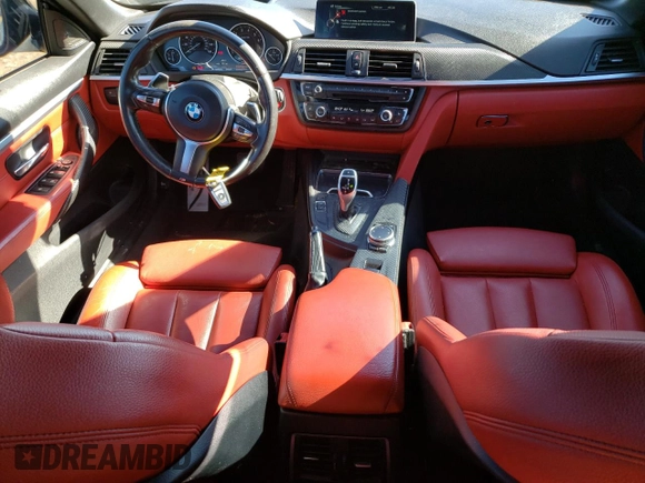 2016 BMW 4 Series 435i with VIN WBA3T3C55G5A41525, listed as a Copart auction lot 85634234 with 107,004 mi miles and Salvage title. Bid and sale history available at DreamBid. Image 8.