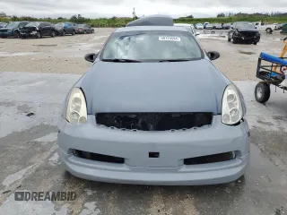 2004 Infiniti G35 w/Leather with VIN JNKCV54E74M806898, listed as a Copart auction lot 58724594 with 120,054 mi miles and Salvage Title. Bid and sale history available at DreamBid. Image 5.