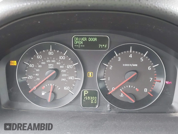 2011 Volvo C30 with VIN YV1672MK2B2243825, listed as a IAAI auction lot 41793318 with 159,300 mi miles. Bid and sale history available at carsss.com. Image 7.