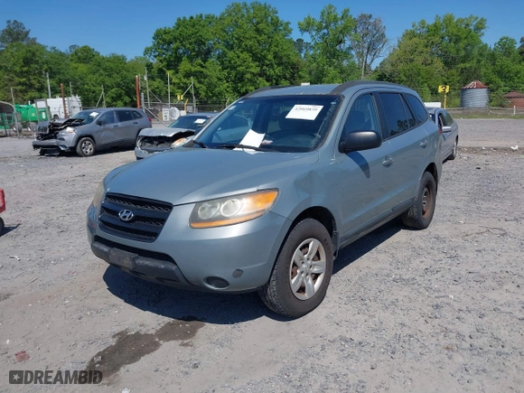 2009 Hyundai Santa Fe GLS with VIN 5NMSG13D99H256658, listed as a IAAI auction lot 42069839 with 256,048 mi miles. Bid and sale history available at carsss.com. Image 2.