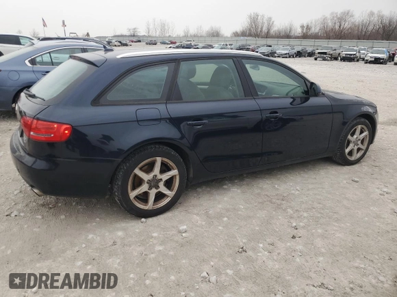2009 Audi A4 2.0T Prem with VIN WAUVF78K69A175716, listed as a Copart auction lot 83995054 with 115,300 mi miles and Clean Title. Bid and sale history available at carsss.com. Image 3.
