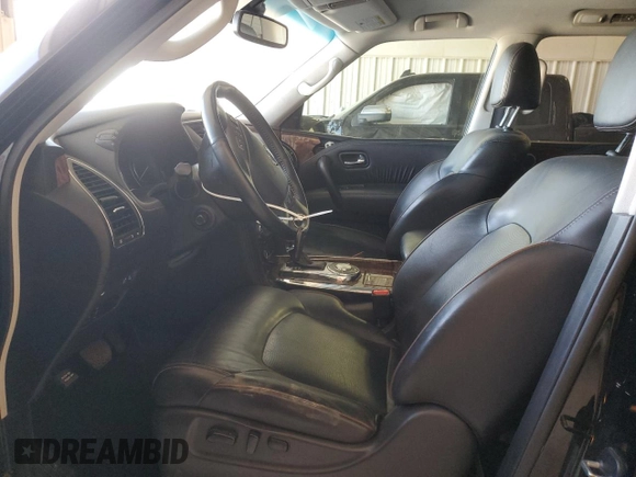 2017 Nissan Armada SV with VIN JN8AY2ND1H9003344, listed as a Copart auction lot 47831535 with 99,856 mi miles and Salvage Title. Bid and sale history available at carsss.com. Image 7.