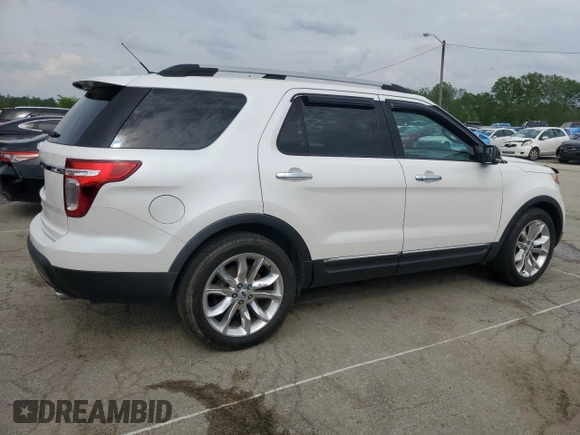 2012 Ford Explorer XLT with VIN 1FMHK7D86CGA20136, listed as a Copart auction lot 55133135 with 72,994 mi miles and Salvage Title. Bid and sale history available at DreamBid. Image 3.