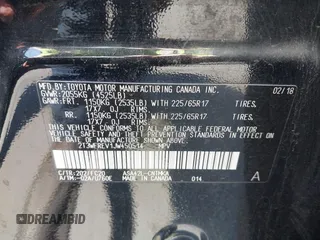 2018 Toyota RAV4 XLE z VIN 2T3WFREV1JW450514, wystawiony jako IAAI lot #42291018 z przebiegiem 89 370 mil mil oraz . Historia ofert i sprzedaży dostępna na DreamBid. Obrazek 9.