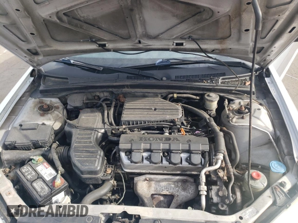 2003 Honda Civic LX with VIN 2HGES16523H507573, listed as a Copart auction lot 54683775 with 204,165 mi miles and Salvage Title. Bid and sale history available at DreamBid. Image 11.