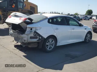 2018 Kia Optima S with VIN 5XXGT4L37JG199230, listed as a Copart auction lot 58444465 with 118,517 mi miles and Salvage title. Bid and sale history available at DreamBid. Image 3.