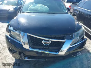 2016 Nissan Pathfinder S with VIN 5N1AR2MNXGC614005, listed as a IAAI auction lot 41588049 with 98,609 mi miles. Bid and sale history available at carsss.com. Image 6.