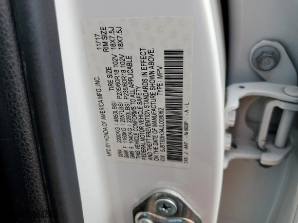 2018 Acura RDX with VIN 5J8TB3H34JL008062, listed as a Copart auction lot 50290905 with 138,806 mi miles and Salvage Title. Bid and sale history available at carsss.com. Image 16.
