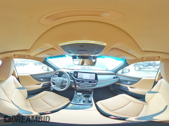 2024 Lexus ES 300h Luxury with VIN 58AEA1C16RU054104, listed as a Copart auction lot 43981705 with 9,196 mi miles and Salvage title. Bid and sale history available at DreamBid. Image 14.