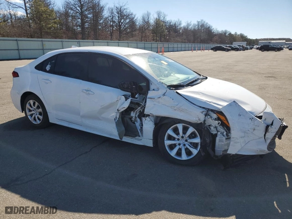 2024 Toyota Corolla LE with VIN 5YFB4MDE3RP169278, listed as a Copart auction lot 46865255 with 9,424 mi miles and Salvage Title. Bid and sale history available at carsss.com. Image 4.